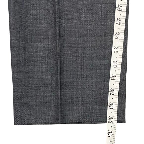J. Crew Bowery 38 x 34 Classic Gray Wool Blend Slim Dress Pants NWT Stretch - Picture 6 of 11